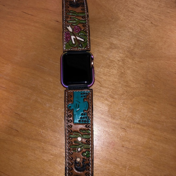 Custom made Apple Watch band 42mm - Picture 1 of 4